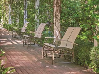 Telescope Casual Belle Isle Sling Aluminum Outdoor Patio Lounge Set