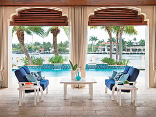Telescope Casual St. Catherine Marine Grade Polymer Cushion Outdoor Patio Lounge Set