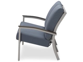 Telescope Casual Bazza Cushion Aluminum Loveseat with Polymer Arms