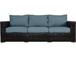 Santa Monica Wicker Cushion Sofa