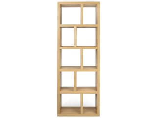 Berlin Bookcase in Oak Geometric Design