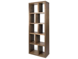 Berlin Bookcase in Natural Walnut Veneer