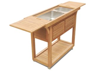 Teak Smith Serving Cart