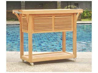 Teak Smith Serving Cart