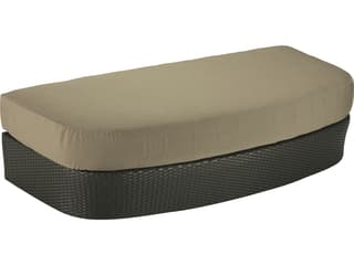Evo Woven Wicker Patio Ottoman