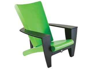 Curve Resin Outdoor Patio Lounge Chair
