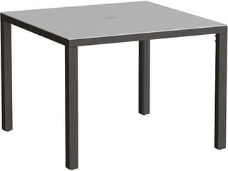 Parson Solid Top Aluminum 37" Square KD Dining Table