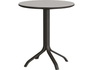 Horizon Solid Aluminum 36" Round KD Pedestal Bar Table with Umbrella Hole