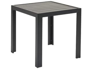 Tropitone Aluminum Slat Square Patio End Table