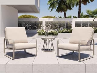 Tropitone Brasilia Cushion Aluminum Outdoor Patio Lounge Set
