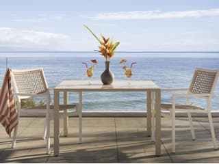 Tropitone Cabana Club Rope Aluminum Dining Set