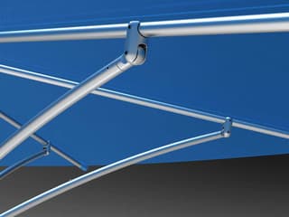 Tropitone Trace 6 Foot Aluminum Square Outdoor Patio Umbrella