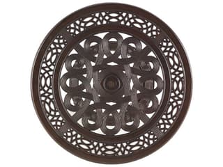 Tommy Bahama Outdoor Black Sands Cast Aluminum Round Bistro Bar Table