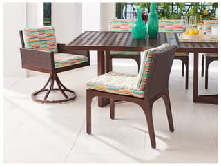 Tommy Bahama Abaco Swivel Rocker Dining Arm Chair - Thumbnail 3