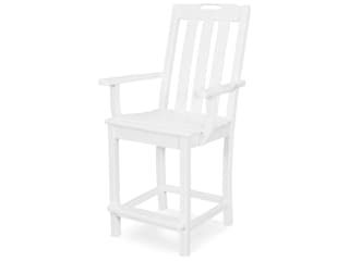 Trex® Outdoor Furniture™ Yacht Club Recycled Plastic Counter Arm Chair