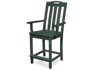Trex® Outdoor Furniture™ Yacht Club Recycled Plastic Counter Arm Chair