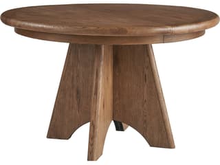 Griffith Park Sienna Round Extendable Dining Table with Leaf