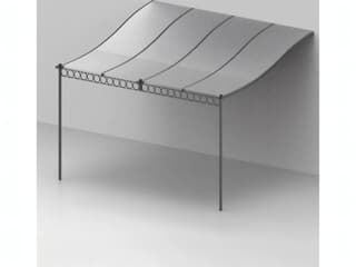 UnoPiu Tibisco Attached pergola with Polycarbonate Roofing