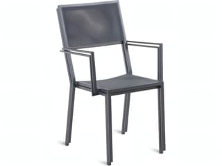 UnoPiu Conrad Wrought Iron Stackable Small Armchair