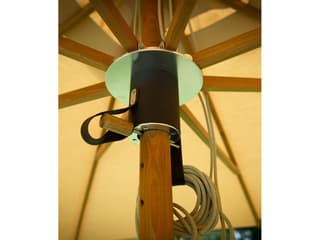 UnoPiu Lipari Wood 137.80 x 98.43" Rectangular Umbrella
