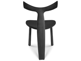 Urbia Modern Brazilian Black Armless Dining Chair