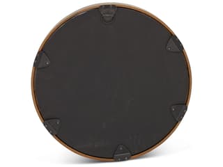 Urbia Samar Antique Brass Round Wall Mirror