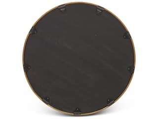 Urbia Samar Antique Brass Round Wall Mirror