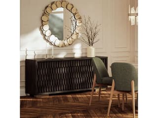 Urbia Elements Suri Round Antique Brass Wall Mirror