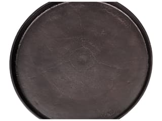 Urbia Elements Round Metal Raw Bronze End Table