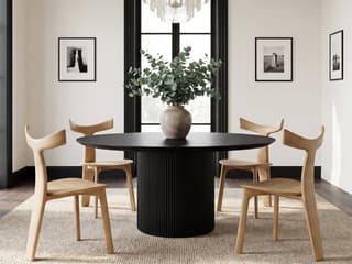 Urbia Modern Brazillian Ash Wood Dining Room Set