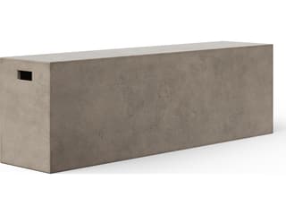 Urbia Una Concrete Dark Grey Accent Bench
