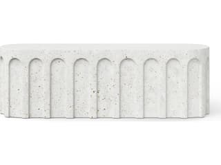 Mixx Ivory Terrazzo Concrete Bench