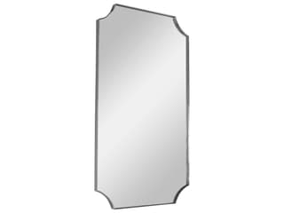 Uttermost Lennox Polished Nickel Rectangular Wall Mirror