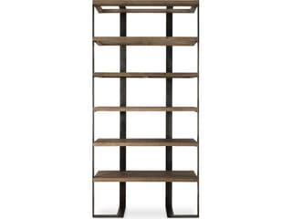 Uttermost Felix Natural Oak Oxidized Black Etagere