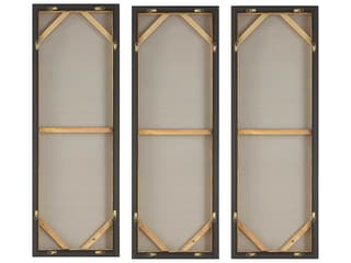 Uttermost Smoke Break Hand Painted Modern Art Set of 3