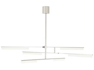 Visual Comfort Modern Klee 3-Light Polished Nickel Linear Chandelier