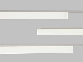 Visual Comfort Modern Klee 3-Light Polished Nickel Linear Chandelier
