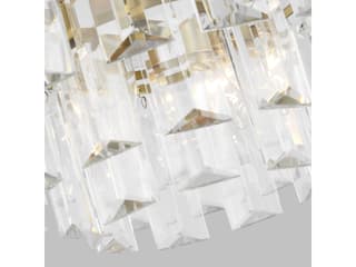 Visual Comfort Studio Arden 4-Light Burnished Brass Tiered Chandelier