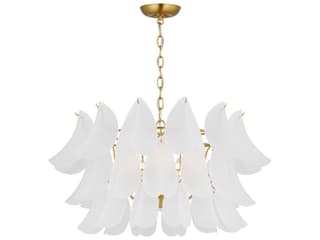 Visual Comfort Studio Chloe 5-Light Burnished Brass Chandelier