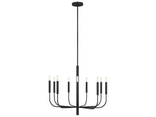 9-Light Brianna Chandelier in Aged Iron
