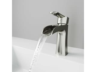 Vigo Paloma Brushed Nickel 1-Handle Waterfall Vessel Bathroom Faucet
