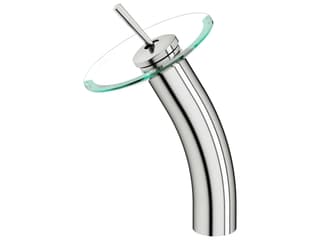 Vigo Waterfall Brushed Nickel 1-Handle Bathroom Faucet