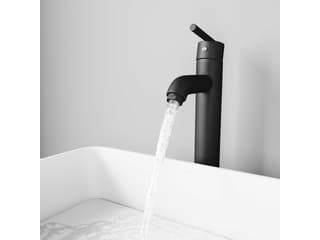 Vigo Seville Matte Black 1-Handle Vessel Bathroom Faucet