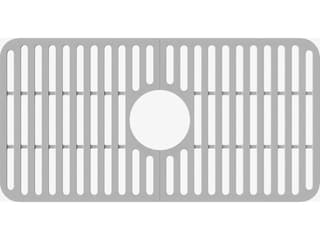Noma 13 x 25 Inch Silicone Basin Rack in Grey