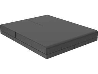 Pixel Anthracite Resin Daybed with Cushion by Ramon Esteve