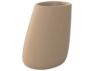 Stone 41 Inch Polyethylene Resin Planter in Camel Matte
