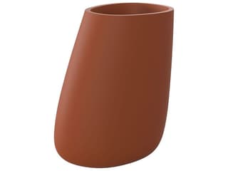 Vondom Stone Polyethylene Resin Planter in Clay