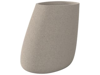 Vondom Stone 55-Inch Granite Cream Planter