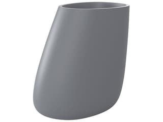 Stone 55-Inch Polyethylene Resin Planter in Gray