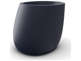 Stone Polyethylene Planter in Blue